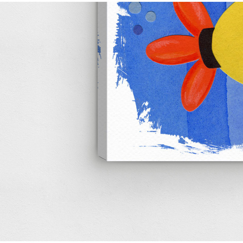 Art sur toile sous-marin Hiland Park, H 45 po x l 36 po x P 1,5 po