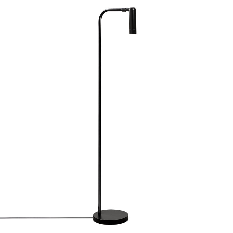 47.16'' Black Arched Floor Lamp