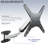 Silver Pneumatic Arm TV Wall Mount