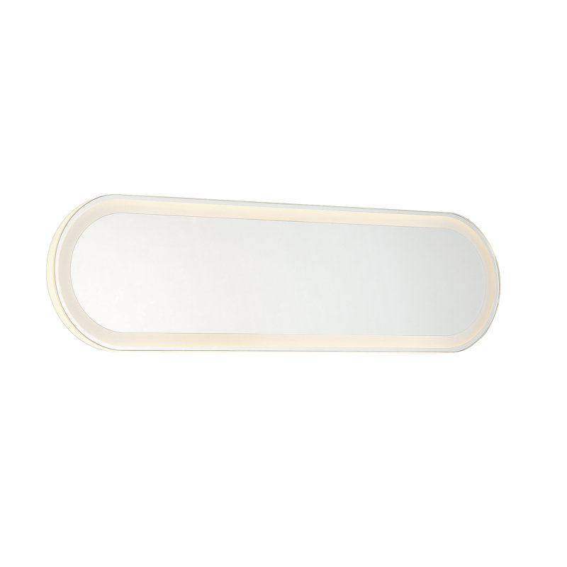 Wrought Studio™ LED Backlit Mirrors - In White Finish, 6.75" x 24"