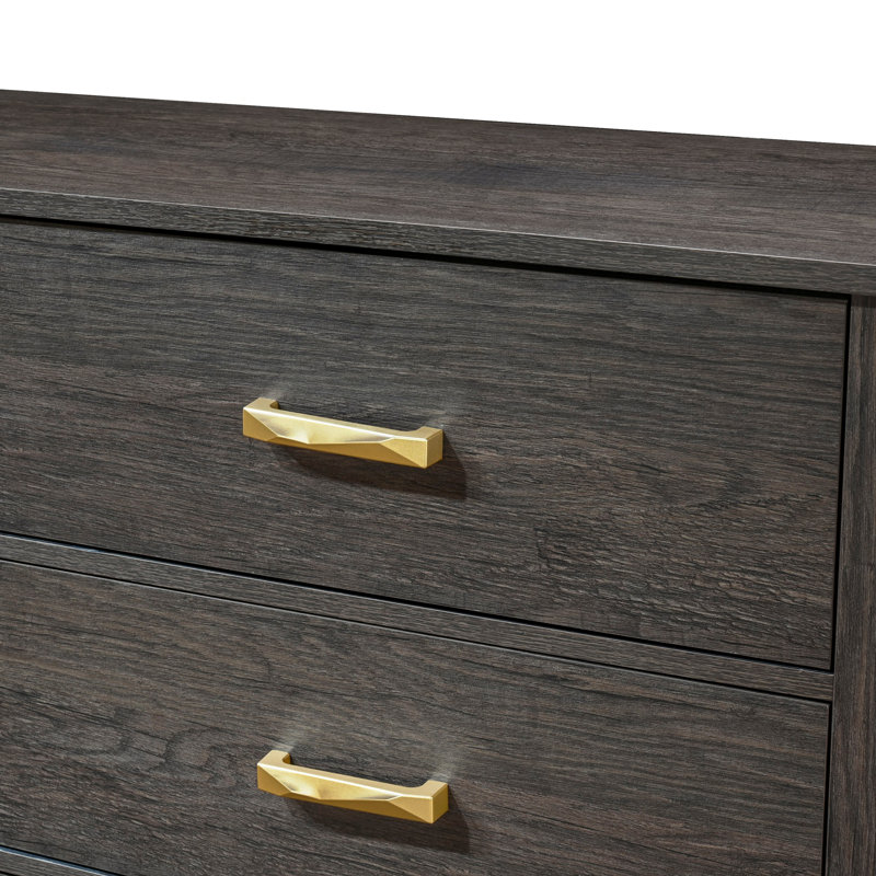 Commode de rangement contemporaine à 4 tiroirs 1pc