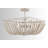 Wood Semi Flush Mount