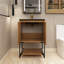 Meuble-lavabo simple 23,6 po avec comptoir en quartz Perrusquia-1878661296