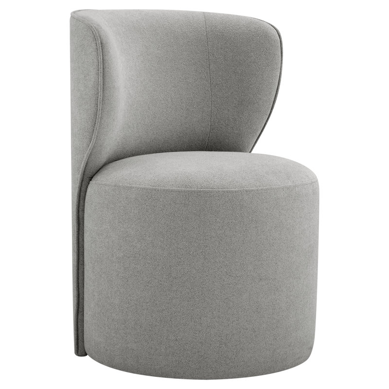 Chaise de salle à manger rembourrée Luckett, Colombe élite