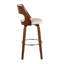 Cecina Mid-Century Modern Barstool with Swivel-271145763