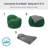 CordaRoy's Chenille Nest Gaming Convertible Bean Bag Chair-196392251-196392253