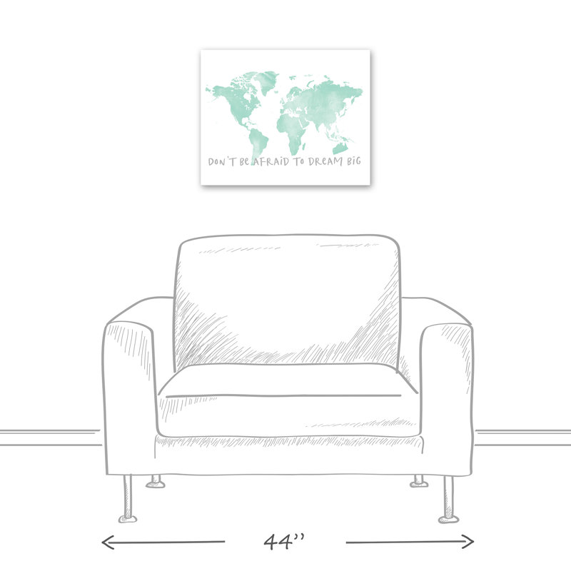« rêve big map », art sur toile