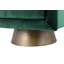 Méridienne pivotante en velours de 33 po de largeur Pangea Home Andrea-426038741
