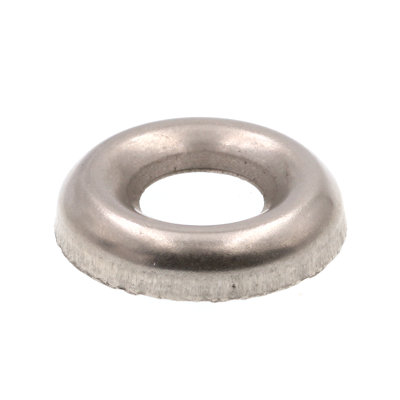 Rondelles de finition, fraisées, n ° 12, acier inoxydable de qualité 18-8 (paquet de 25)