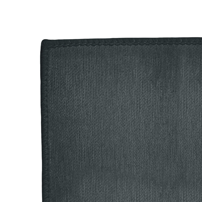 Tapis gris à rayures en acier national hockey, Rectangle 3 pi x 5 pi