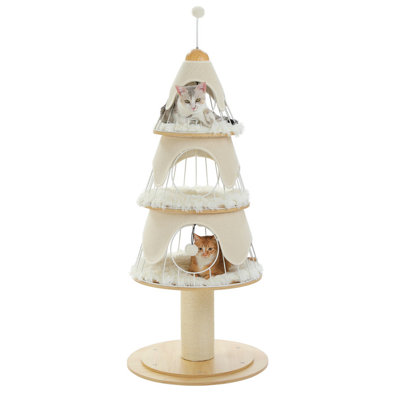 Grattoir pour arbre de Noël, Beige