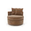 Fauteuil rembourré pivotant Dara Harlow-125810333