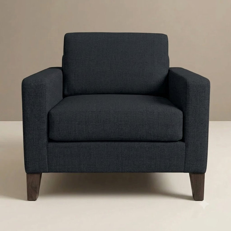 Henry Upholstered Chair, Antic Navy