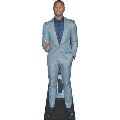 SC2613 Michael B Jordan Blue Suit Cardboard Cutout Standee Standup