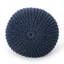 Pouf rond en coton Bordeaux