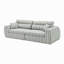 Canapé tissé à compression en chenille rayée, canapé compact à rangée droite avec éponge haute densité-133138317