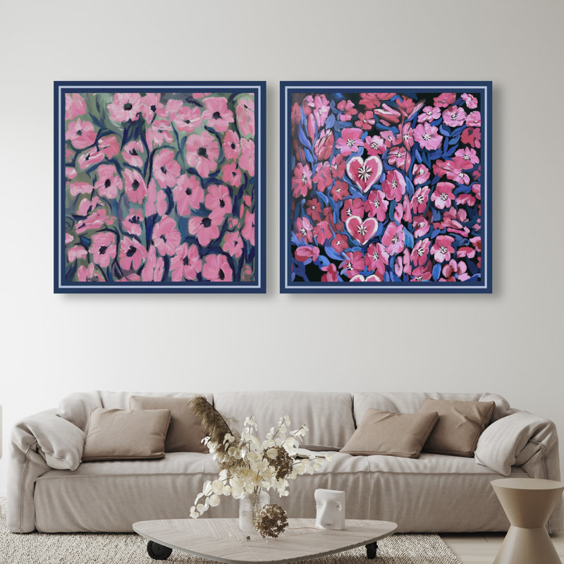 Forever Blooming Set Set by Oliver Gal, 24"H x 24"W, Gallery Wrapped