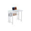 Bureau compact et pliable pour les petits espaces, idéal pour le bureau à domicile et le bureau avec rangement facile et polyvalent