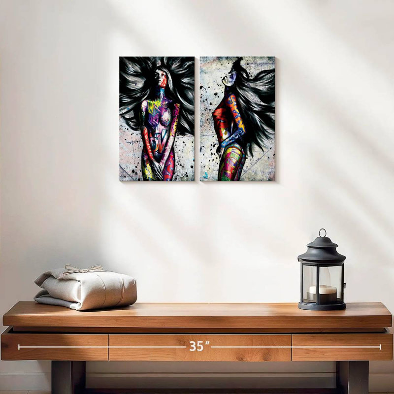 «Avant Garde», reproduction d'art sur toile, H 12 po x l 17 po x P 1 po