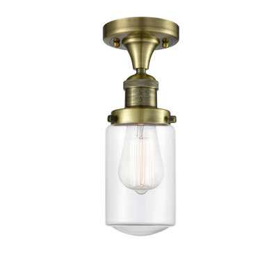 Saroyan Glass Semi Flush Mount