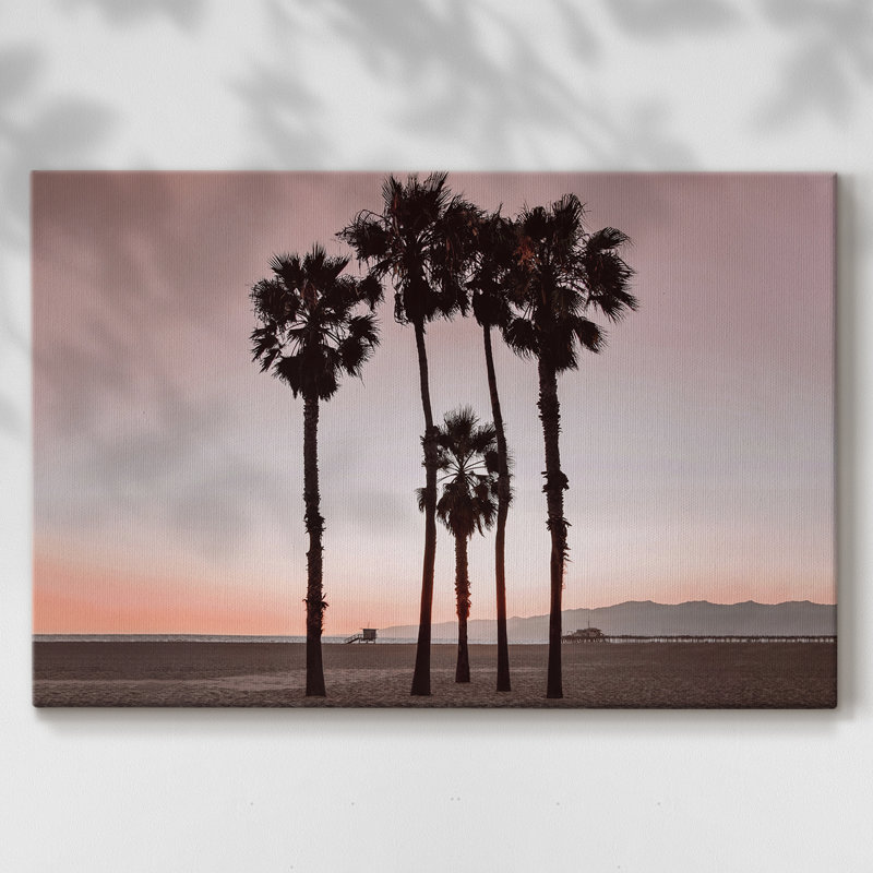 Roses de Santa Monica - Cavas enveloppés de galerie, 40 x 60