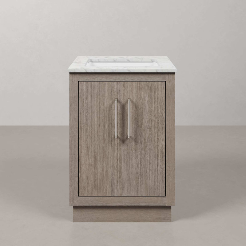 Hugo 24'' W Single Vanity, Chrome