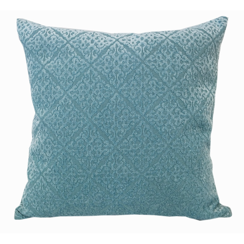 Chenille Square Indoor  Pillow Cover & Insert, Spa