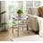 Round End Table with Sintered Stone Top
