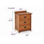 Table de chevet 3 tiroirs Abbot