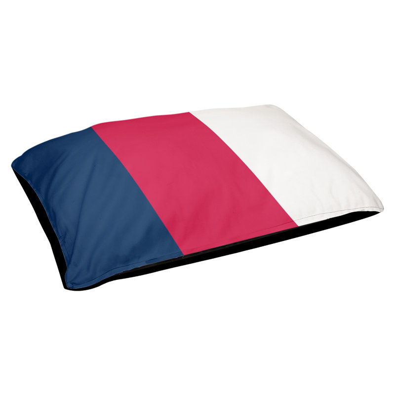 Coussin rectangulaire designer Minnesota, Grand (L 40 po x l 50 po), Bleu marine / or Kasota des Twins du Minnesota / b