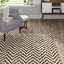 Pauline Rectangle 155 cm x 240 cm Chevron Hand Woven Area Rug