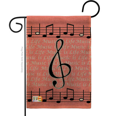 « life is special occasions party », « en toile jute », impression 2 côtés 2 côtés 18,5 x 13 po drapeau de jardin