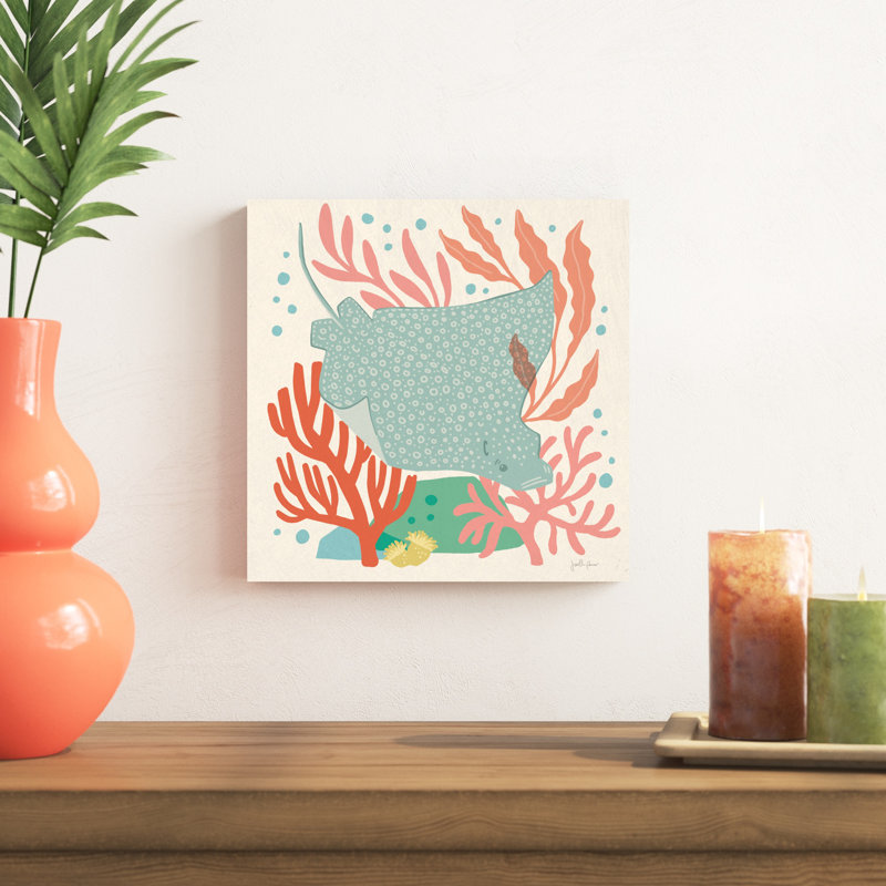 " Under The Sea IV ", 12" H x 12" W x 1.25" D