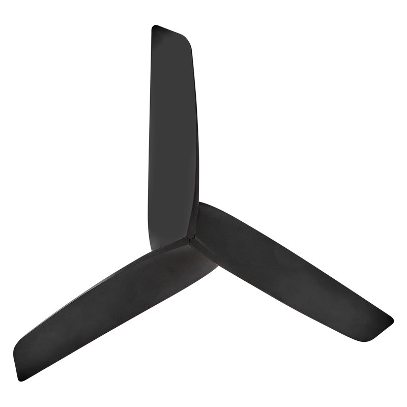 Ventilateur intelligent 48 "Hinkley Fan Liv, Noir mat, Noir mat