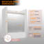 Porte de baignoire coulissante double avec cadre en verre givré de 55 po à l 56 po H 56 po-100085941