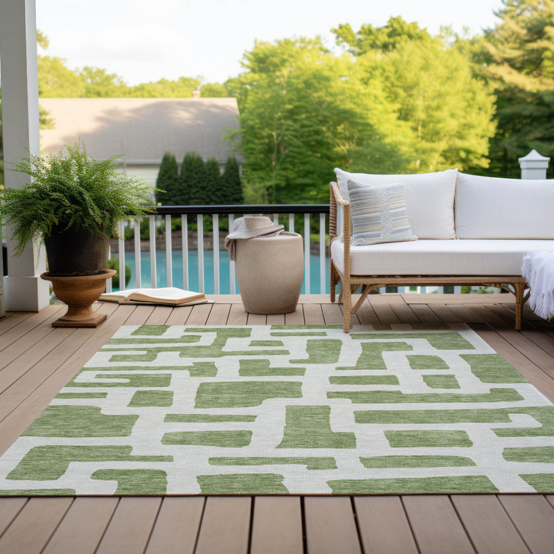Chaffinch Flatweave Abstract Rug, Rectangle 9' x 12'