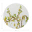 Sous-verres ronds en cuir cerisier jaune-119015068