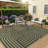8x10 Large Easy Jute Rug Non-Slip Indoor Outdoor Machine Washable Rug, Stain-Resistant Striped Accent Carpet Geometric Foldable Floor Cover-676948601-676948596
