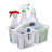 CompactCarry Utility Caddy - 3-Compartment Portable Storage Tote for Home & Dorm Organization, White