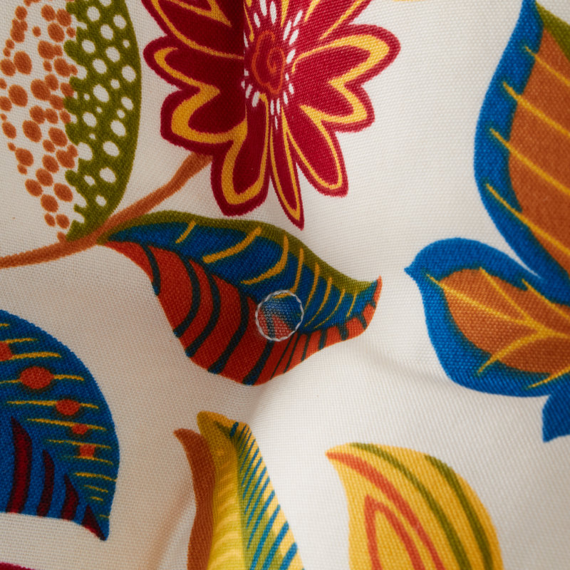 Coussin de chaise d'extérieur à dossier haut Lester, 1, Esprit floral