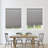 Linen Avenue Cordless Cellular Light Filtering Shade Dark Grey (Arrives 1/4" Narrower)-56409404