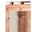 Augusts Copper and Solid Brass Flush Mounted Sconce