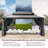 10'x15' Steel Hardtop Gazebo with Double Roof - Weatherproof Aluminum Frame & Netting for Patio, Backyard-108586354