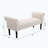 Linen Bench With Armrests-2116548026