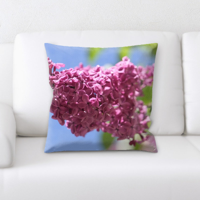 Coussin lilas
