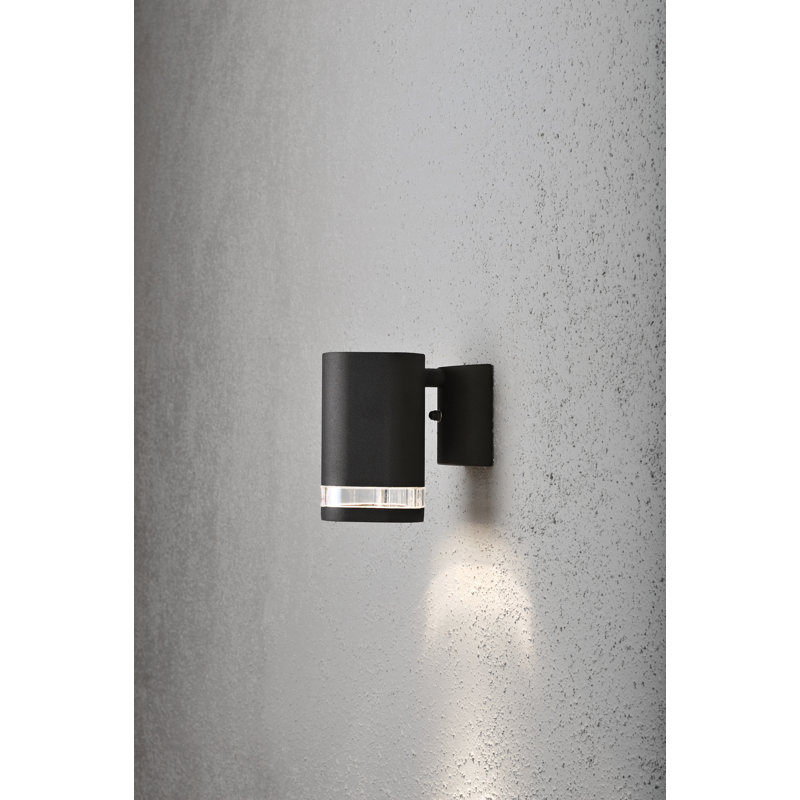 Modena Outdoor Armed Sconce, Black