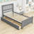 Twin Storage Platform Bed with Drawers-761863997