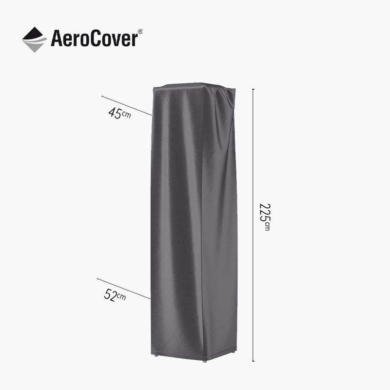 Aerocover Outdoor Patio Heater Cover, 225cm H x 45cm W x 52cm D