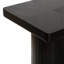 Table de bout moderne en placage de bois massif 23,6 po