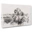 Two Elephants - Wrapped Canvas Print-56657070